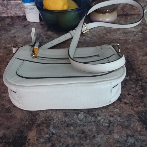 Michael Kors Optic White Leather Crossbody - Picture 2 of 6